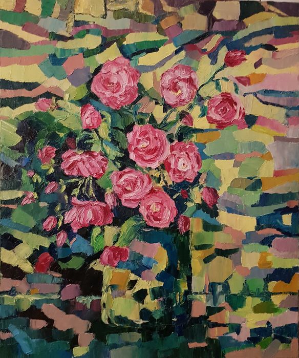 Obraz olejny"Róże"
