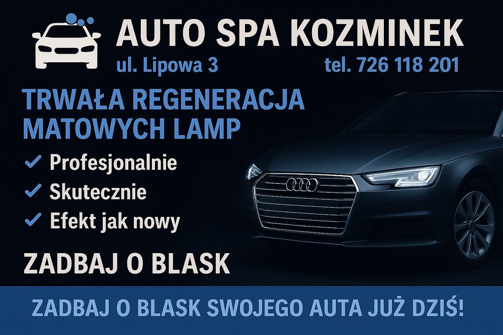 Regeneracja matowych lamp