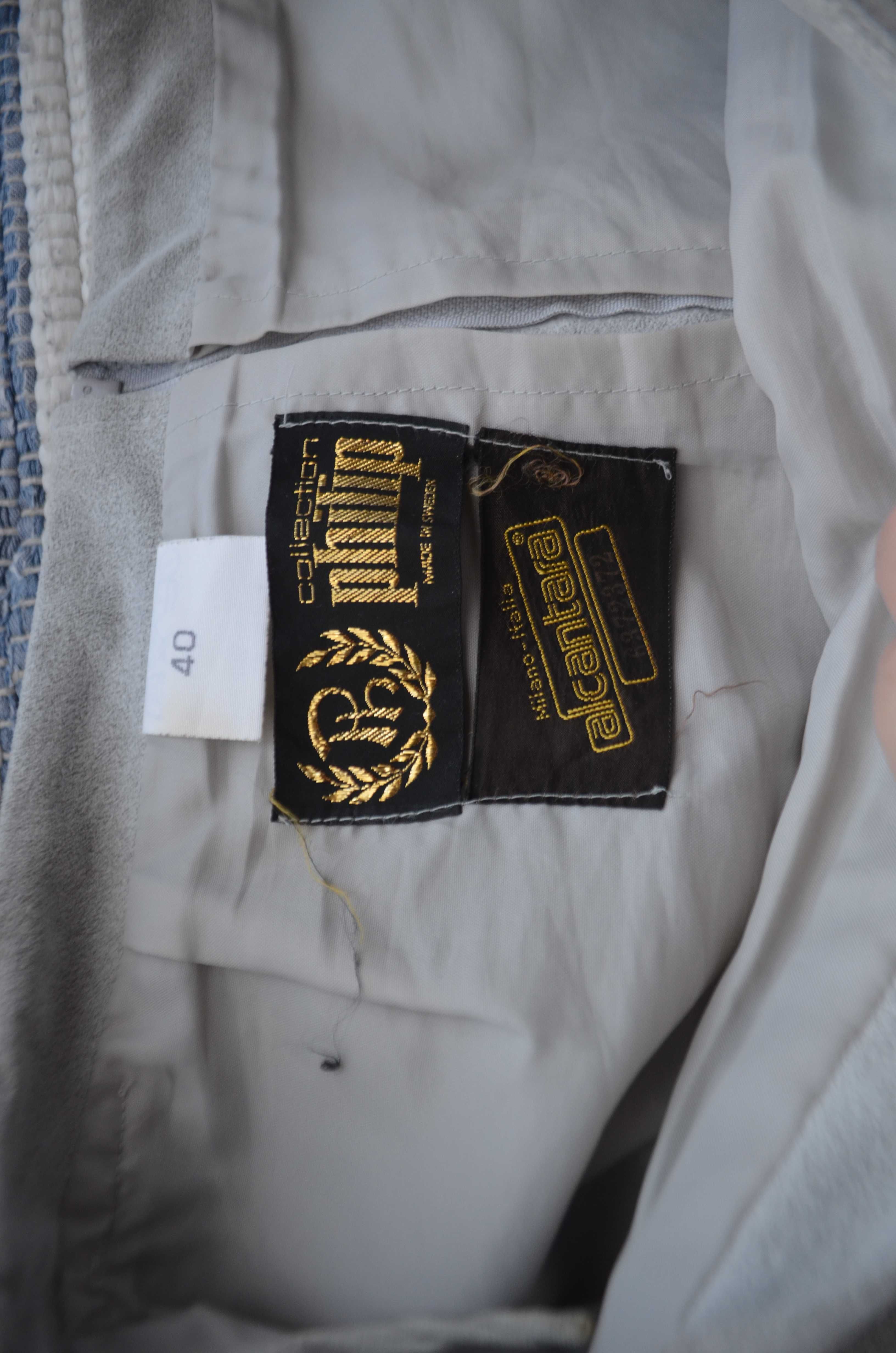 spódnica prosta ala zamsz 40L