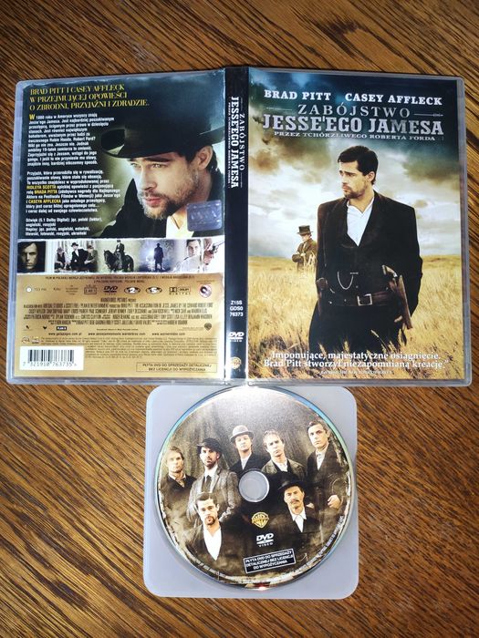 Zabójstwo Jesse'ego Jamesa - DVD 2008, Pitt, Affleck