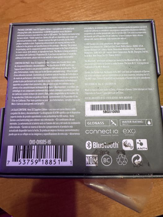 Смартчасы Garmin fenix 5s sapphire 42 mm white