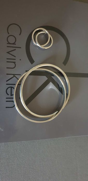 Bransoletka i pierścionek Calvin Klein