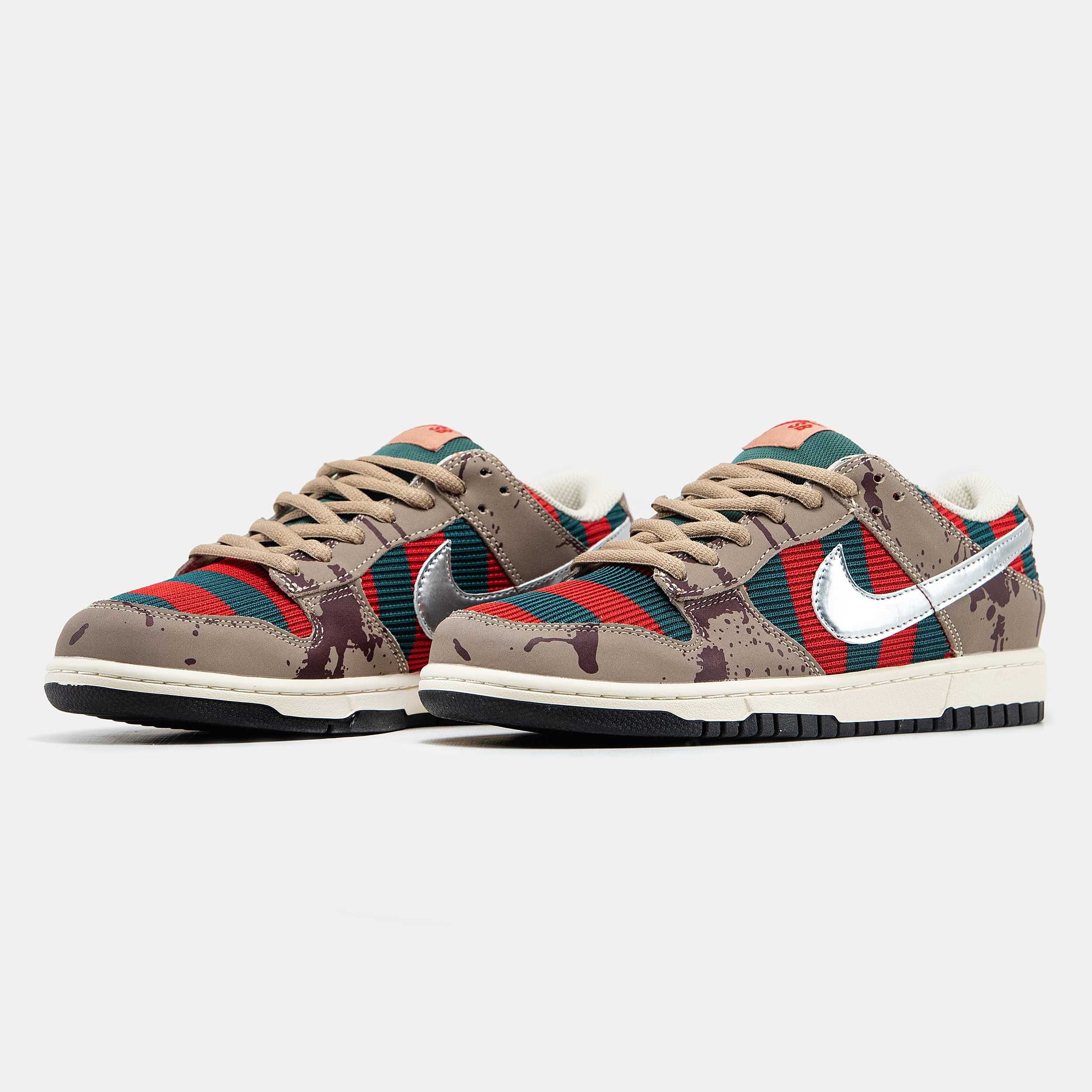 Чоловічі Кросівки Nike SB Dunk Low Freddy Krueger40-45(Без Предоплати)