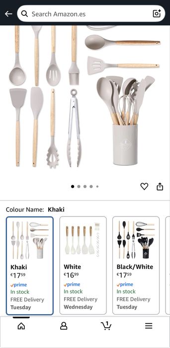 Novo Kit 12 utensilios de cozinha