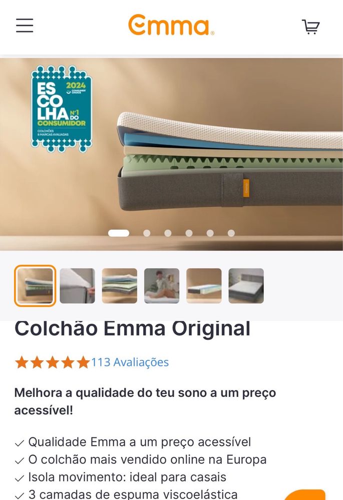 Colchão Emma Original