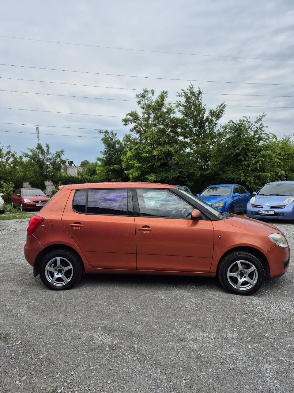 Scoda fabia new 2009 год кондёр Фабия