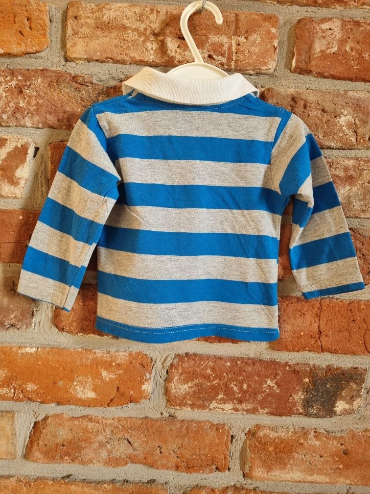 Polo w paski * długi rękaw * 74cm