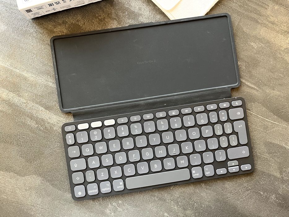 Logitech Keys-To-Go 2 - QWERTY układ US international - Grafit