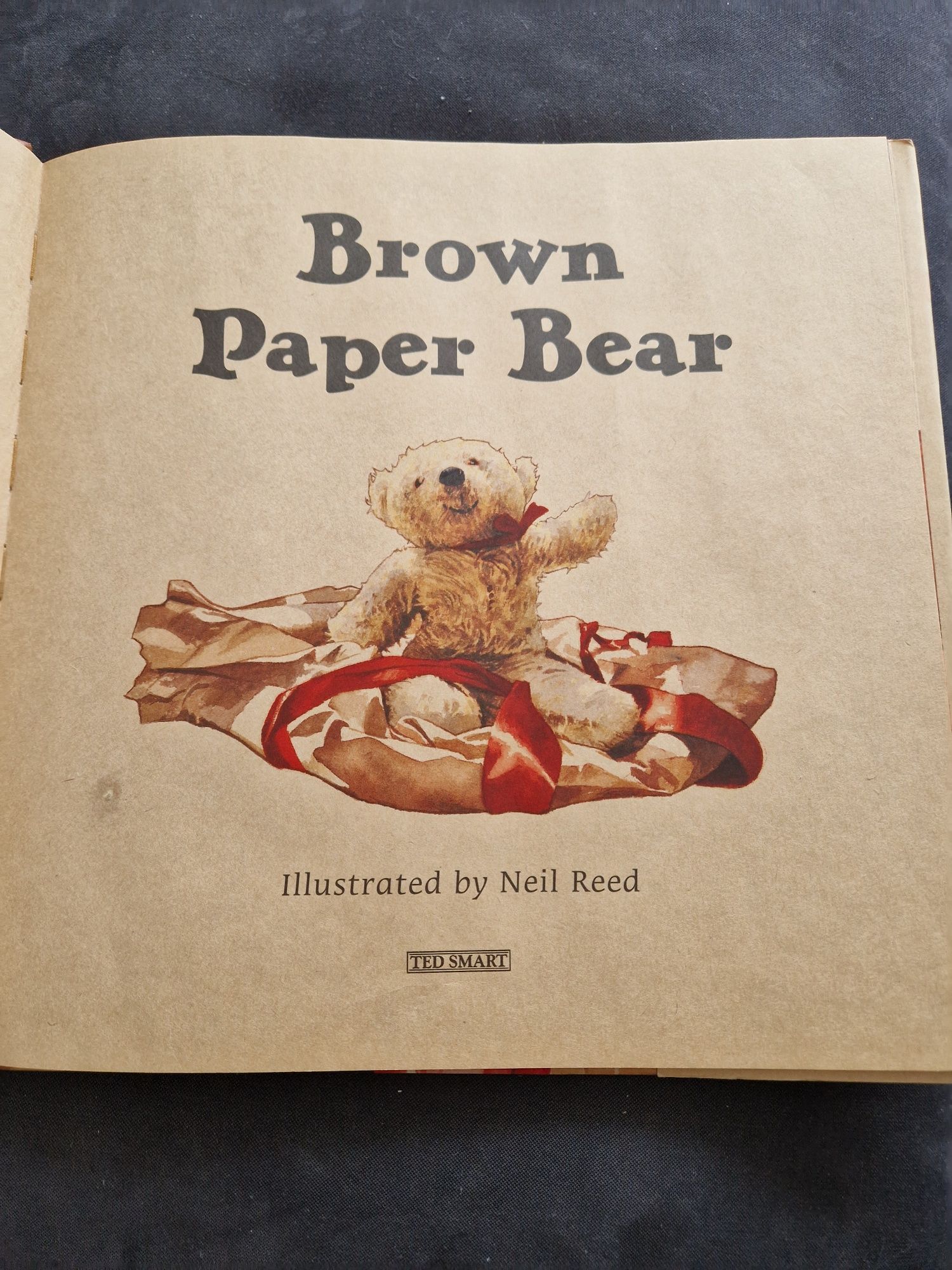 Angielska Książka dla dzieci "Brown Paper Bear"