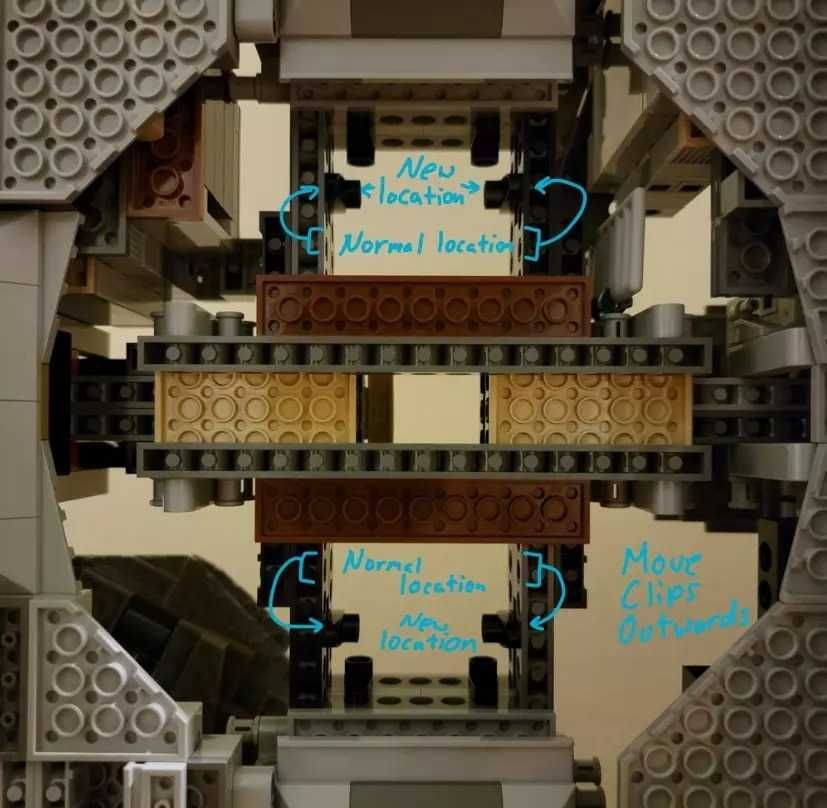Uchwyt ścienny dla Lego Millennium Falcon 75192