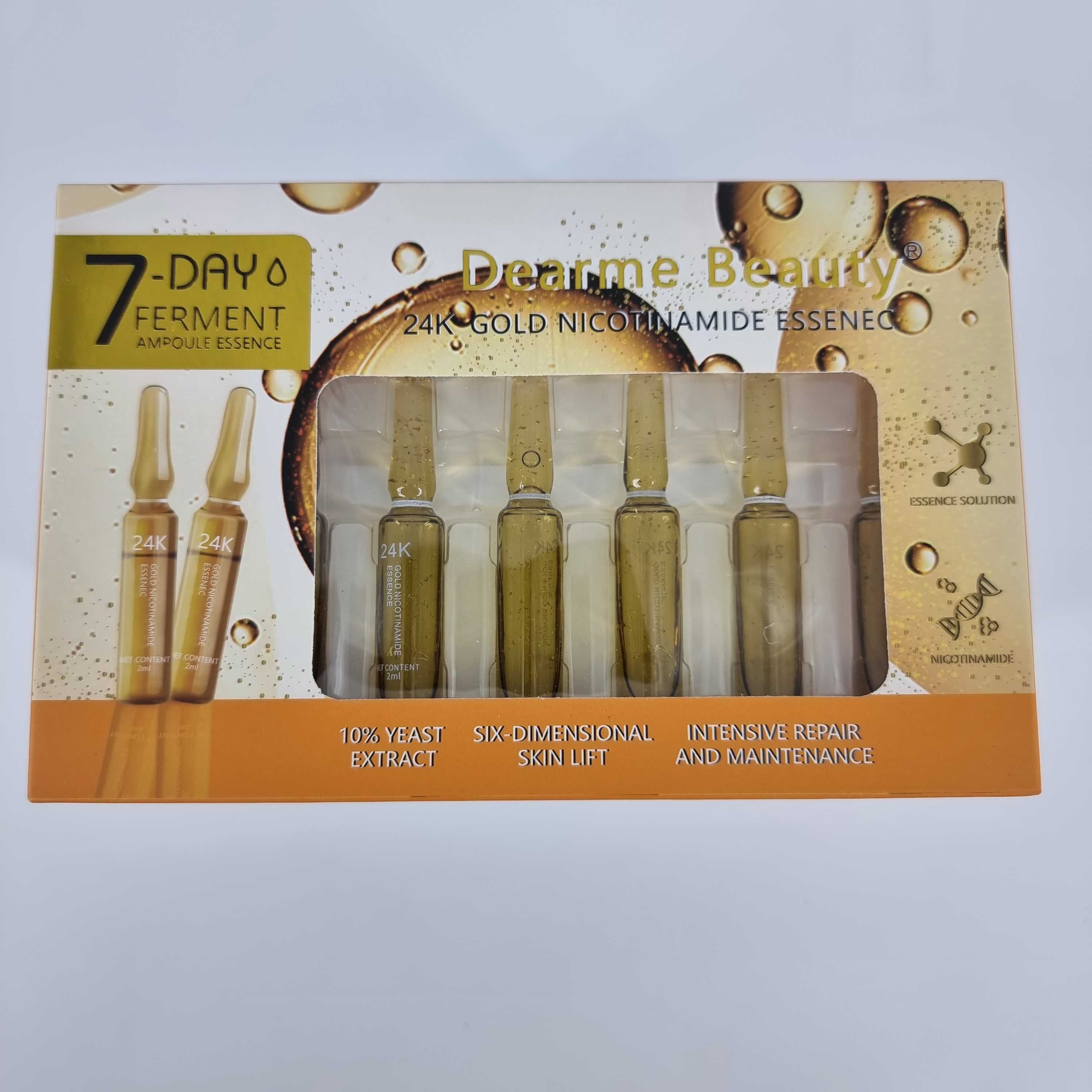 Zestaw do twarzy ampułki Złote Serum 24K Gold Collagen