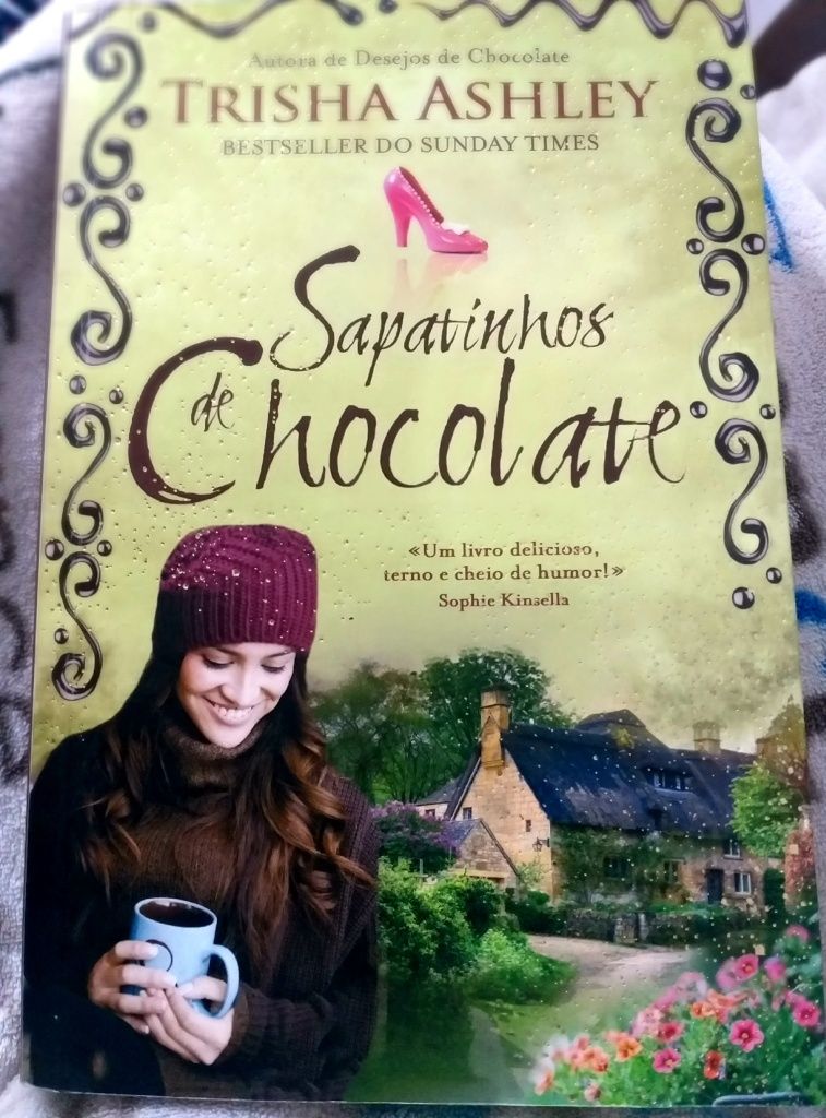 Sapatinhos de Chocolate de Trisha Ashley (com marcador)