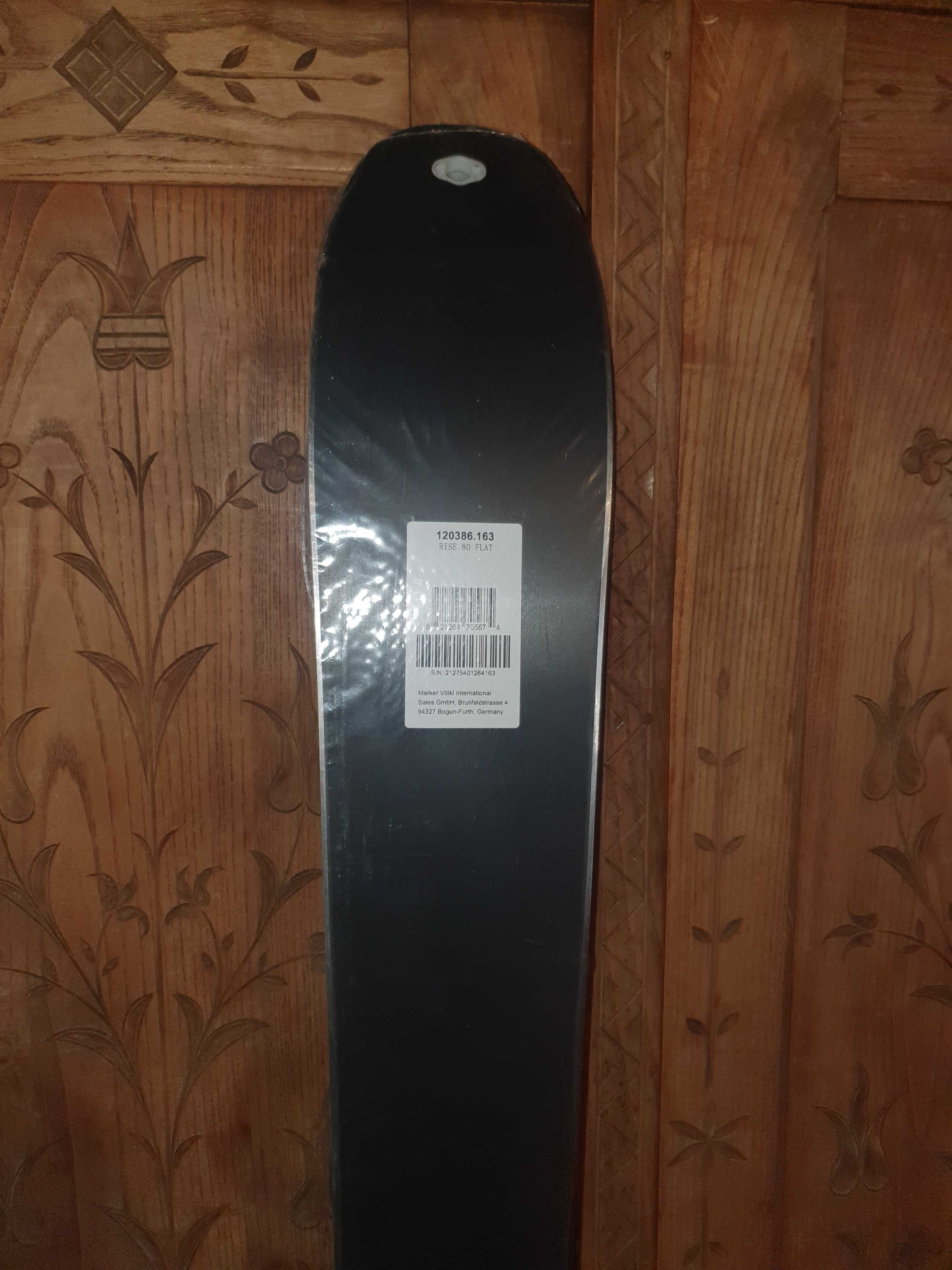 skitourowe VOLKL RISE 80 dł. 163 cm  Tip Rocker