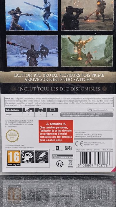 Mortal Shell Complete Edition Nintendo Switch Selado