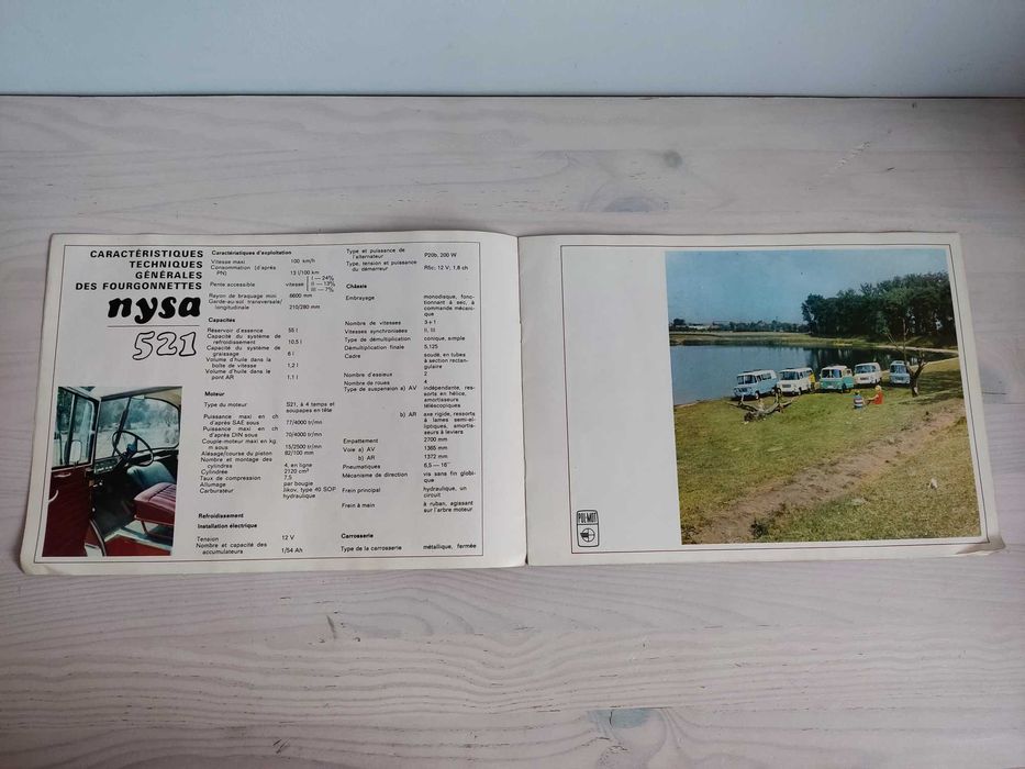 Prospekt broszura samochodowa Nysa 521 z 1969