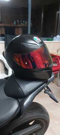 Viseira espelhada para capacete AGV K1, K3SV e K5