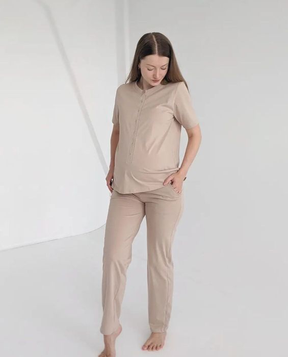 Піжама для вагітних і годуючих мам, розмір 42-44