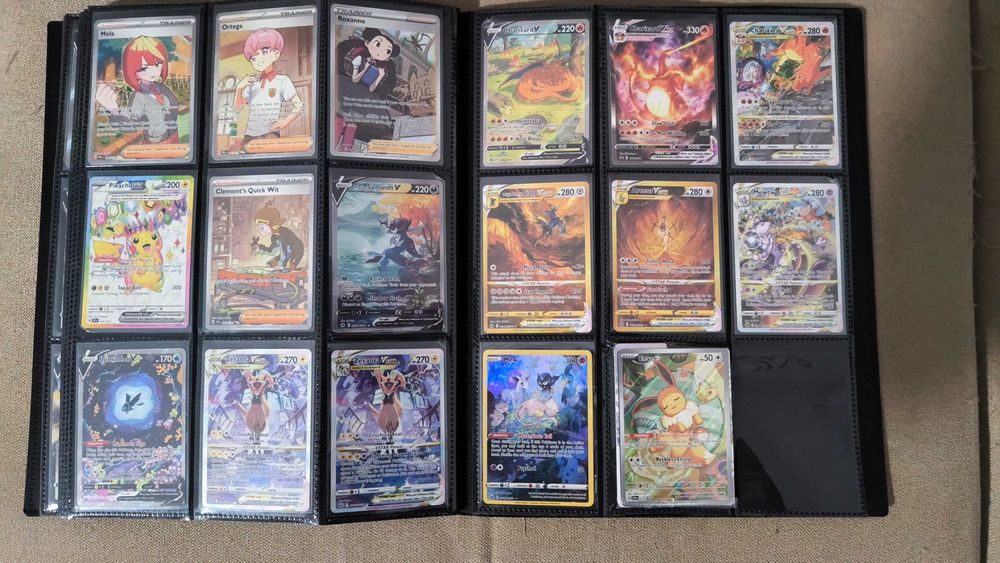 Binder cartas Pokémon v, vmax VSTAR