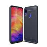 Etui CARBON Xiaomi Redmi Note 7 Blue