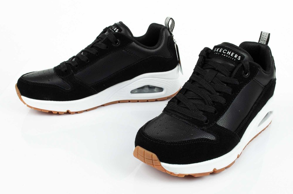 Buty sportowe Skechers Uno-Solid Air [155132/BLK] r.36-41