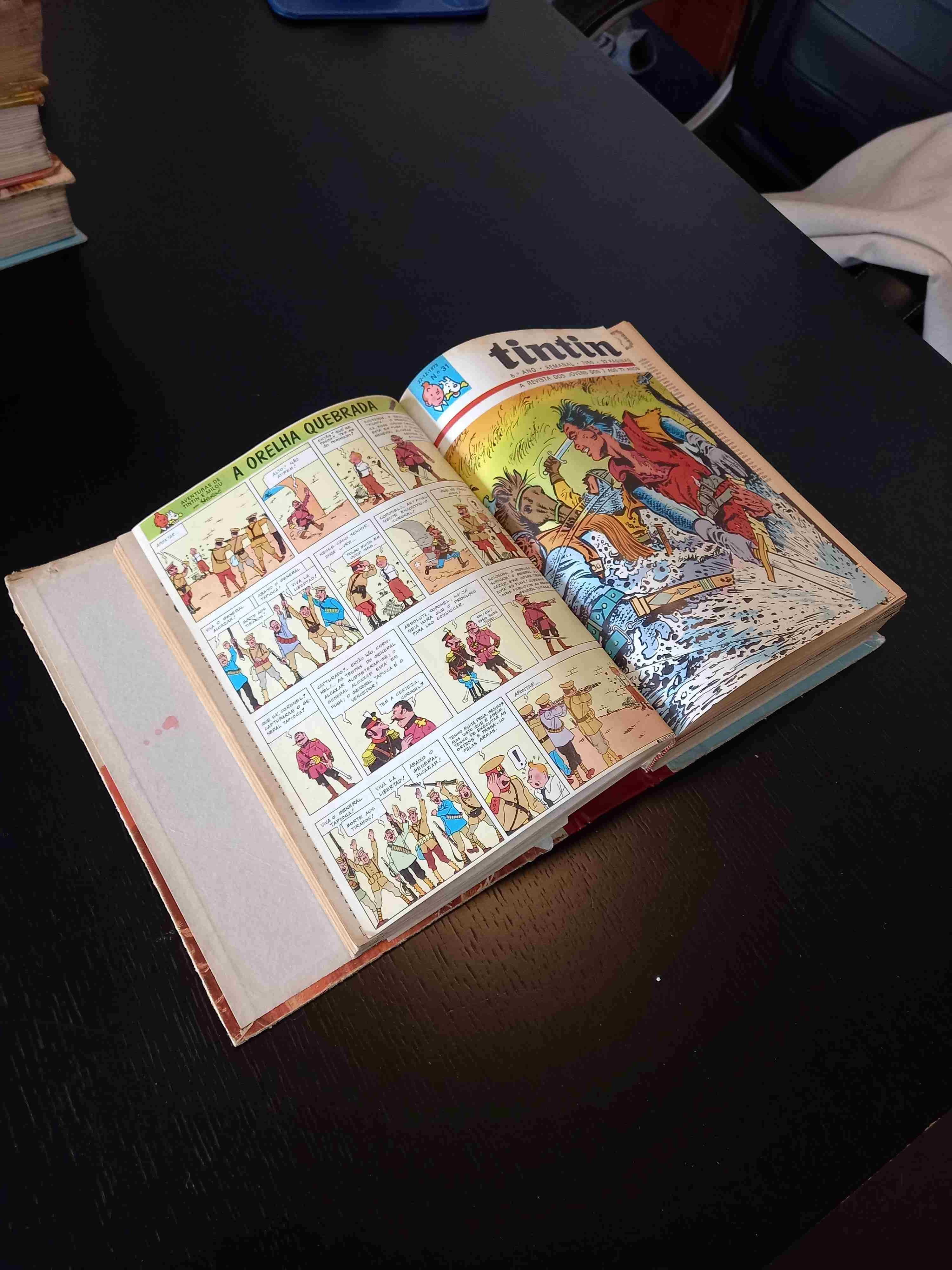 Tintin - Revistas em volumes encadernados - 12 - Ano 6 - 2º vol.