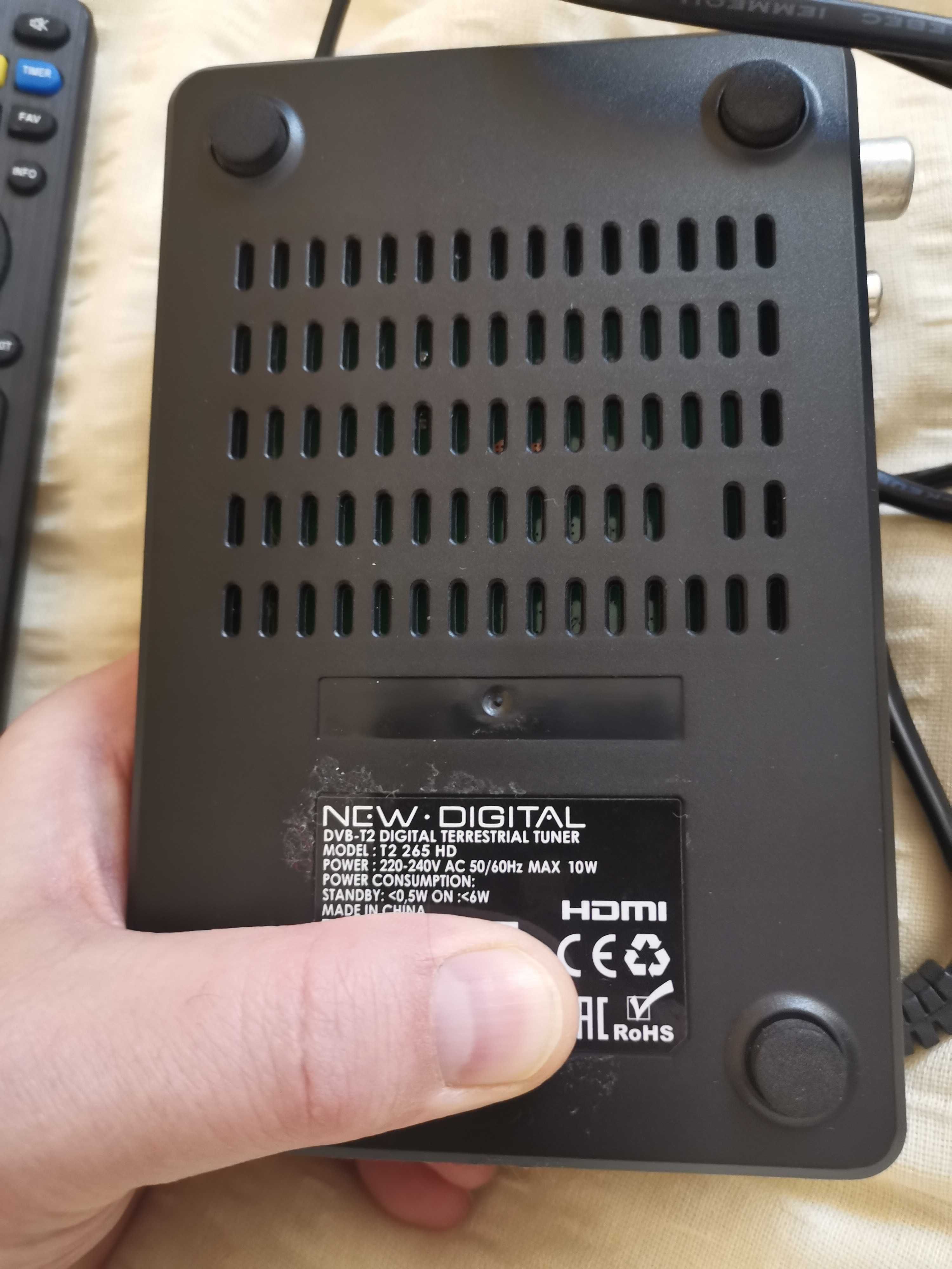 New Digital T2 265 HD dekoder tuner TV naziemnej DVB-T2 H.265 HEVC