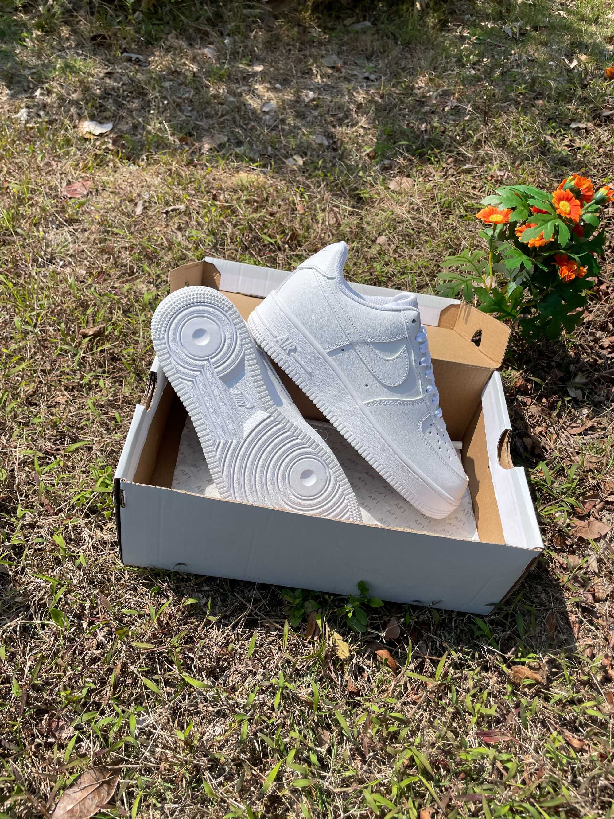 Nowy Nike AirForce1Low White Moda Rozmiar.40