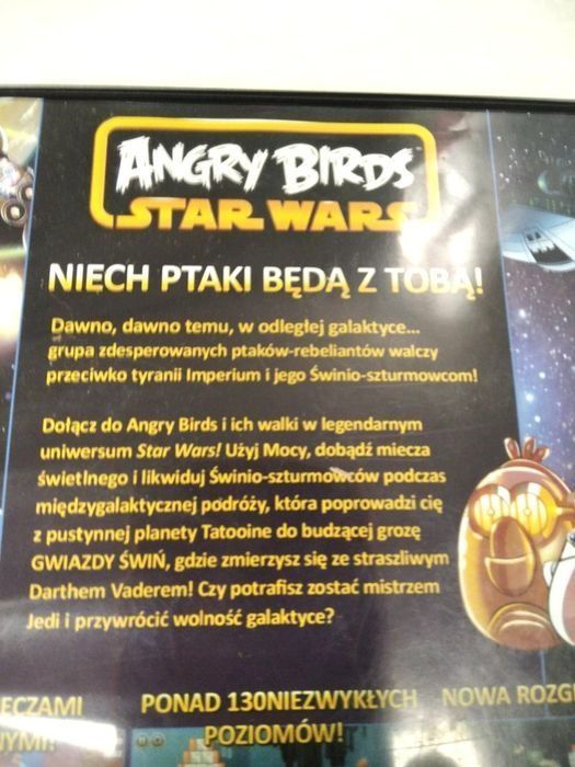 Gra PC Angry Birds Star Wars LucasArts Rovio Niech ptaki będą z tobą