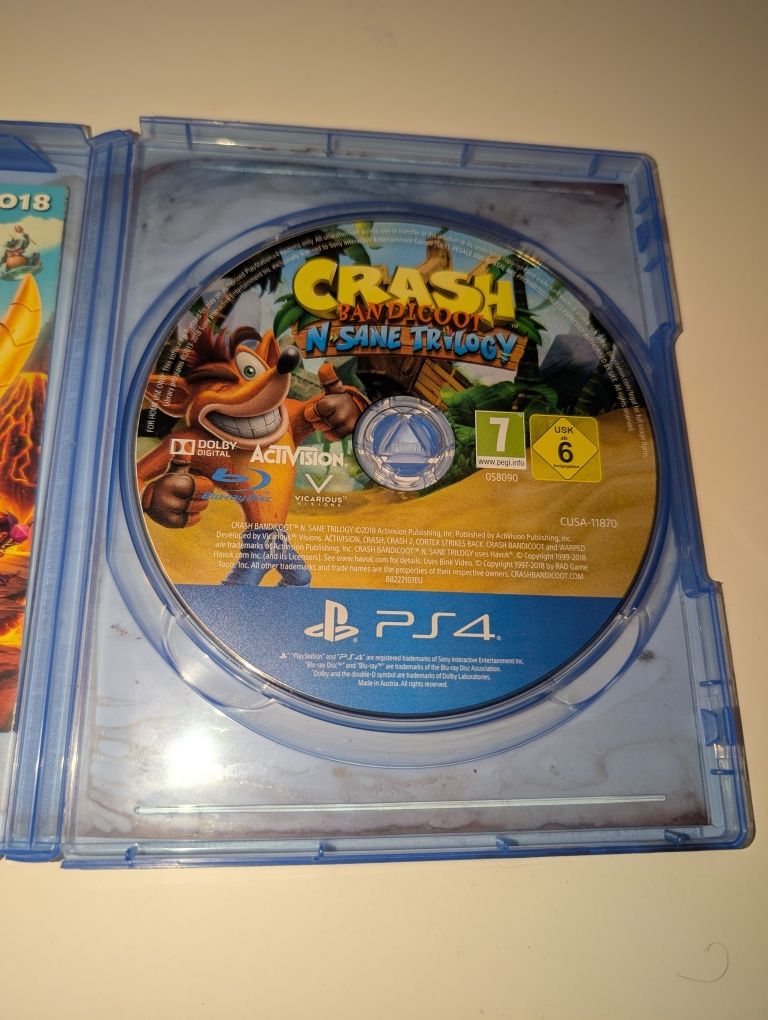 Sprzedam trylogię crash n'sane trilogy