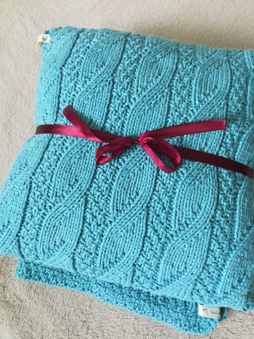 Koc dla dziecka z poduszką. Produkt hand made.