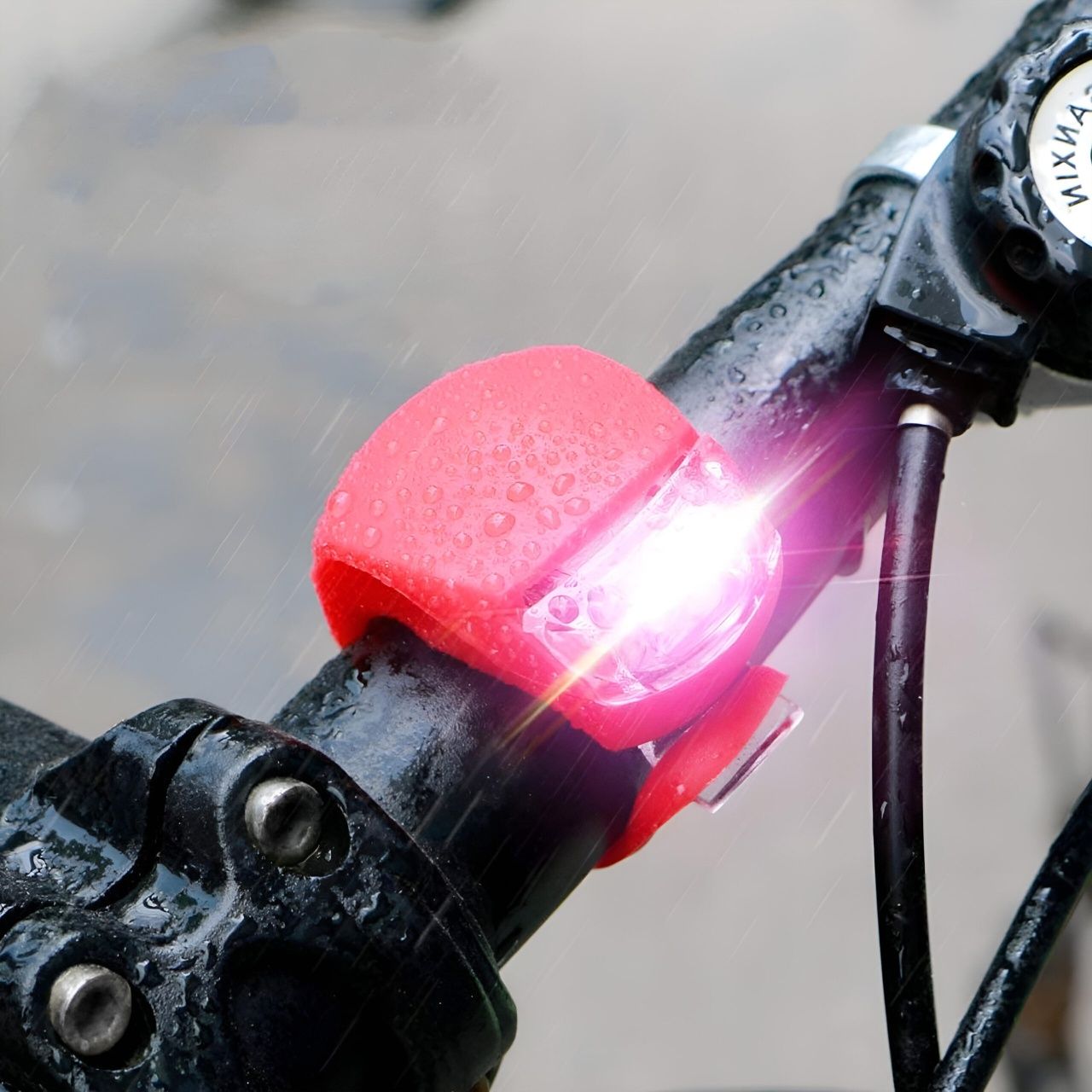 Światło rowerowe przód tył lampki do roweru odblaski oświetlanie