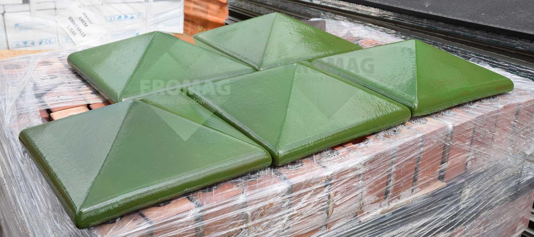 tanie Parapet Klinkier Zewnętrzne zielone parapety ceramiczne