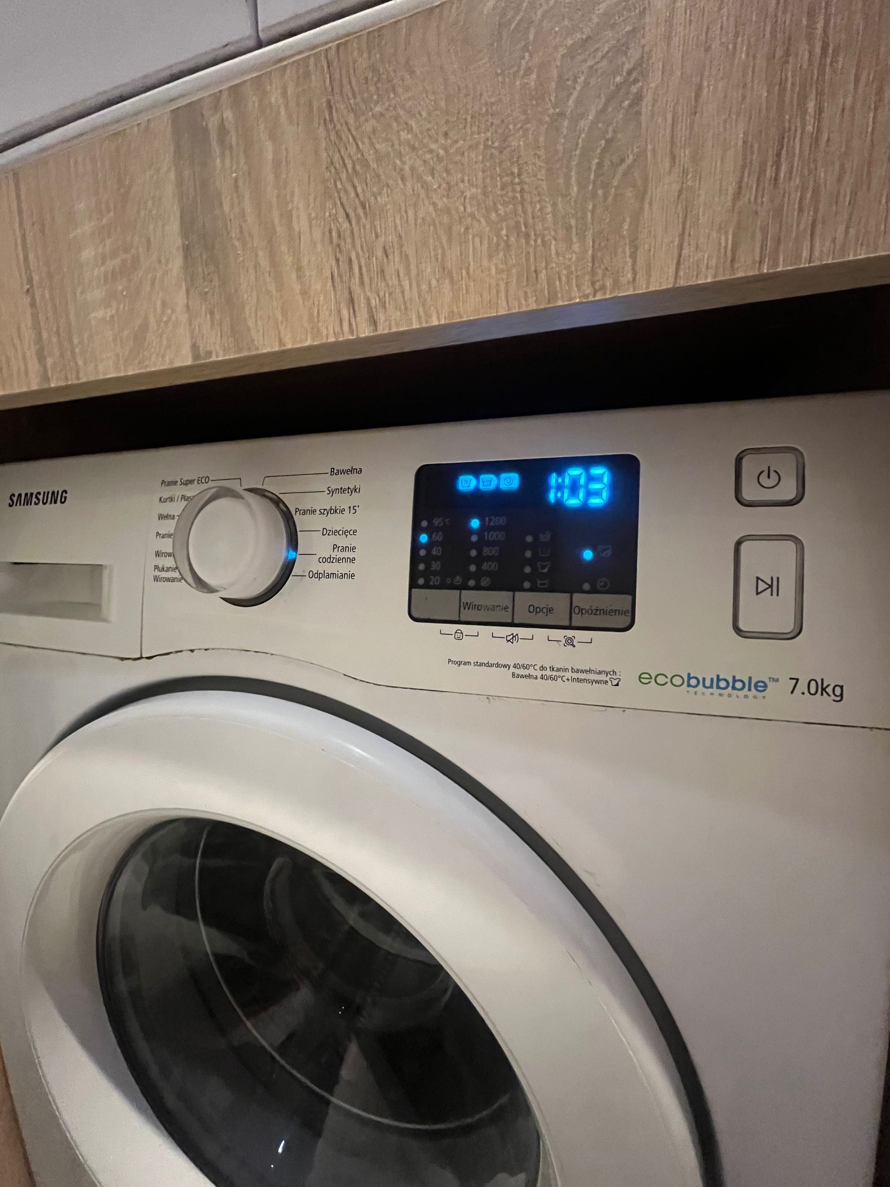 Pralka samsung ecobubble 7kg