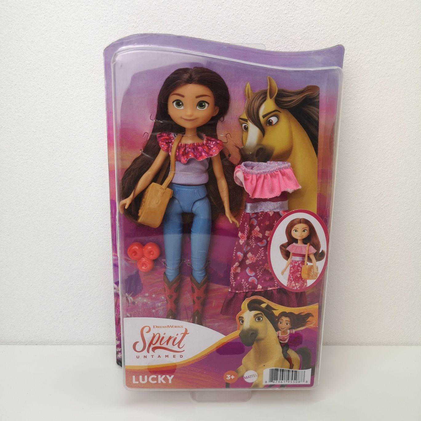 Mattel Laleczka Mustang Moda + ubranka Lucky