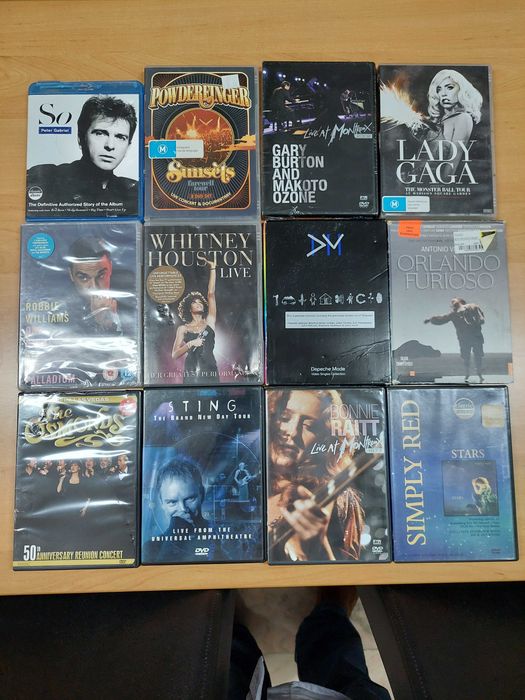 Dvds/Bluray de Musica, bailado e filmes desde 3€