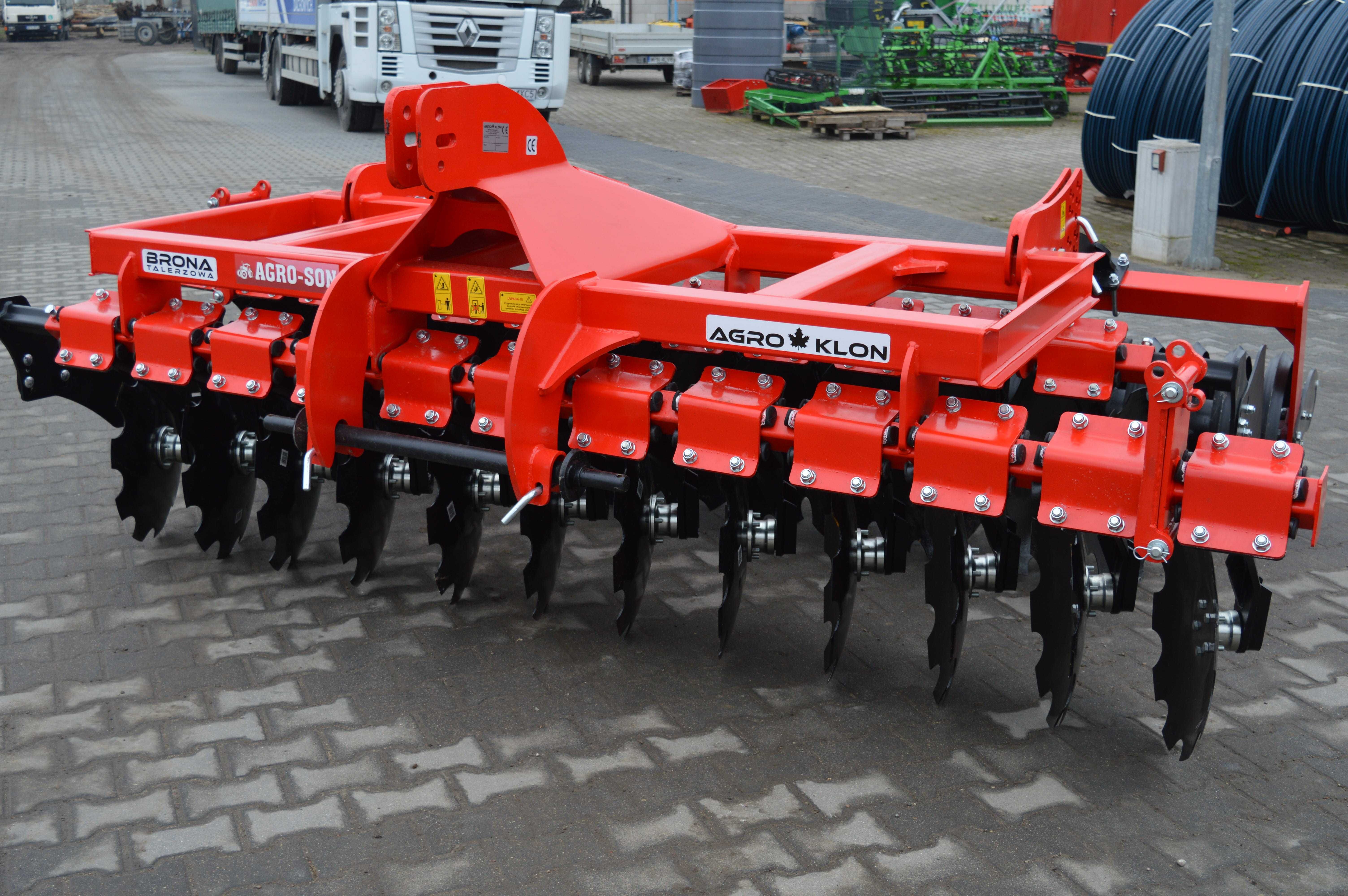 Brona talerzowa agregat 3m od firmy AGRO-KLON daszek PROMOCJA !