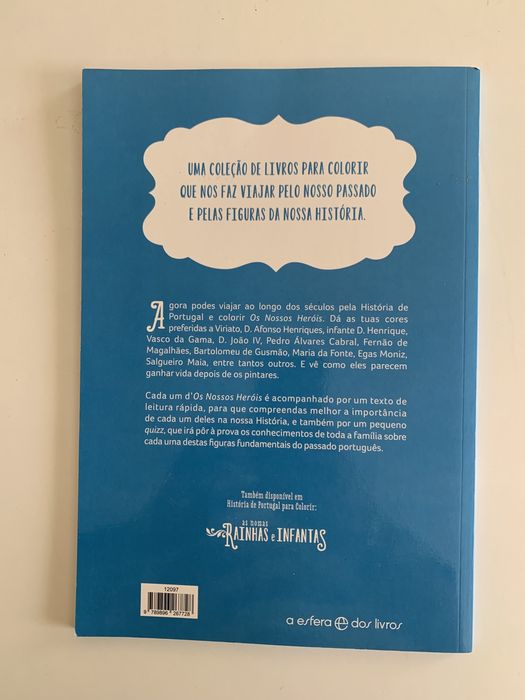 Os Nossos Heróis - livro de ilustrações