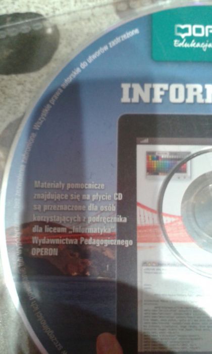 Informatyka płyta CD dla liceum