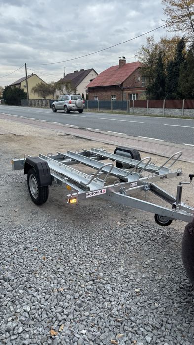 Przyczepka motocyklowa / do motocykli - wynajem, wypożyczalnia