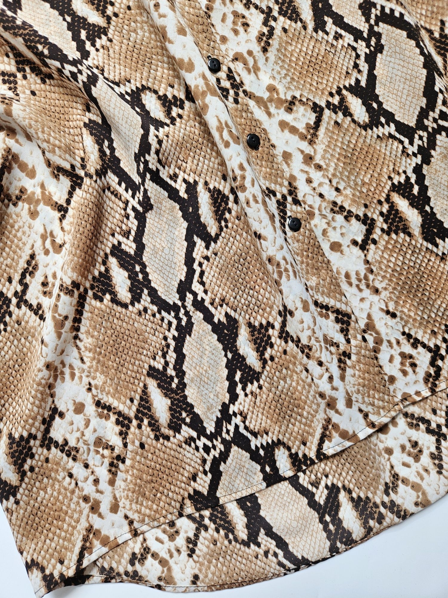 Koszula damska print snake M&S Collection 38 M virall lato koszula