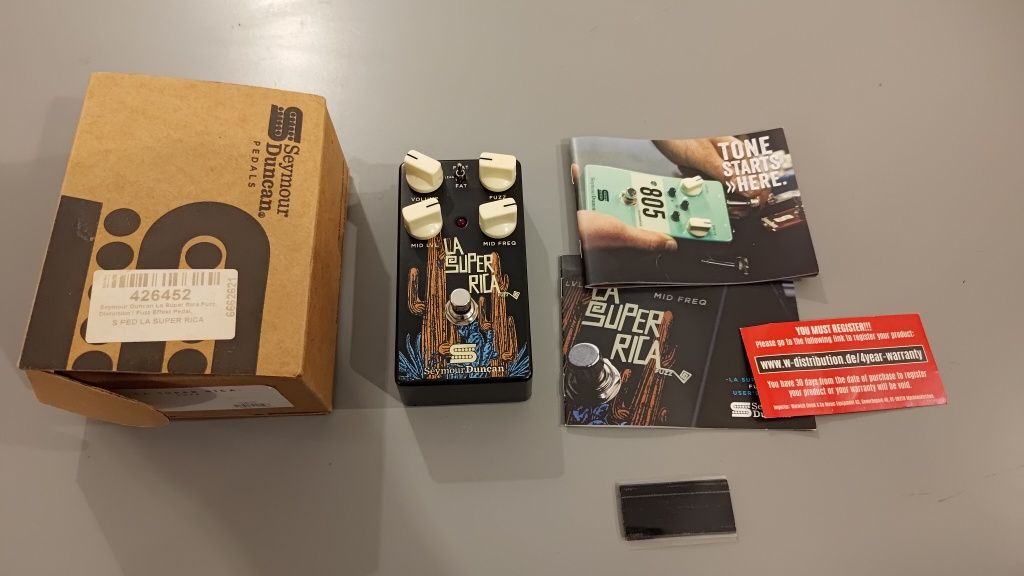 Seymour Duncan La Super Rica Fuzz / super stan, biały kruk