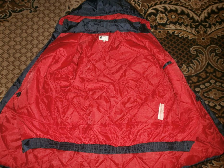 Большой размер. Куртка парка аляска Andes, синяя, наш р. 64. ПОГ-75 см