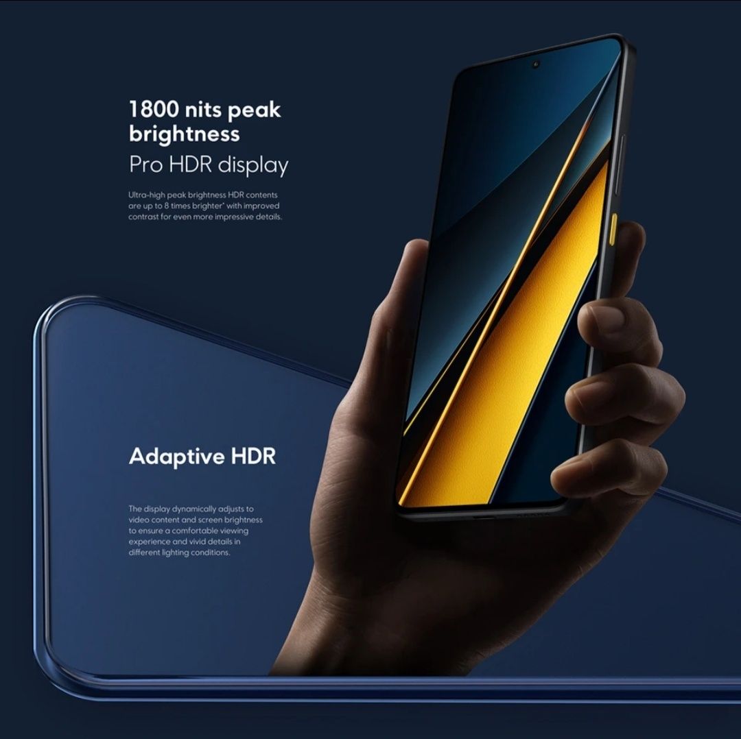 POCO X6 Pro 5g 12/512 NFC  Новый запечатанный в пленке.Цвет Grey/Black