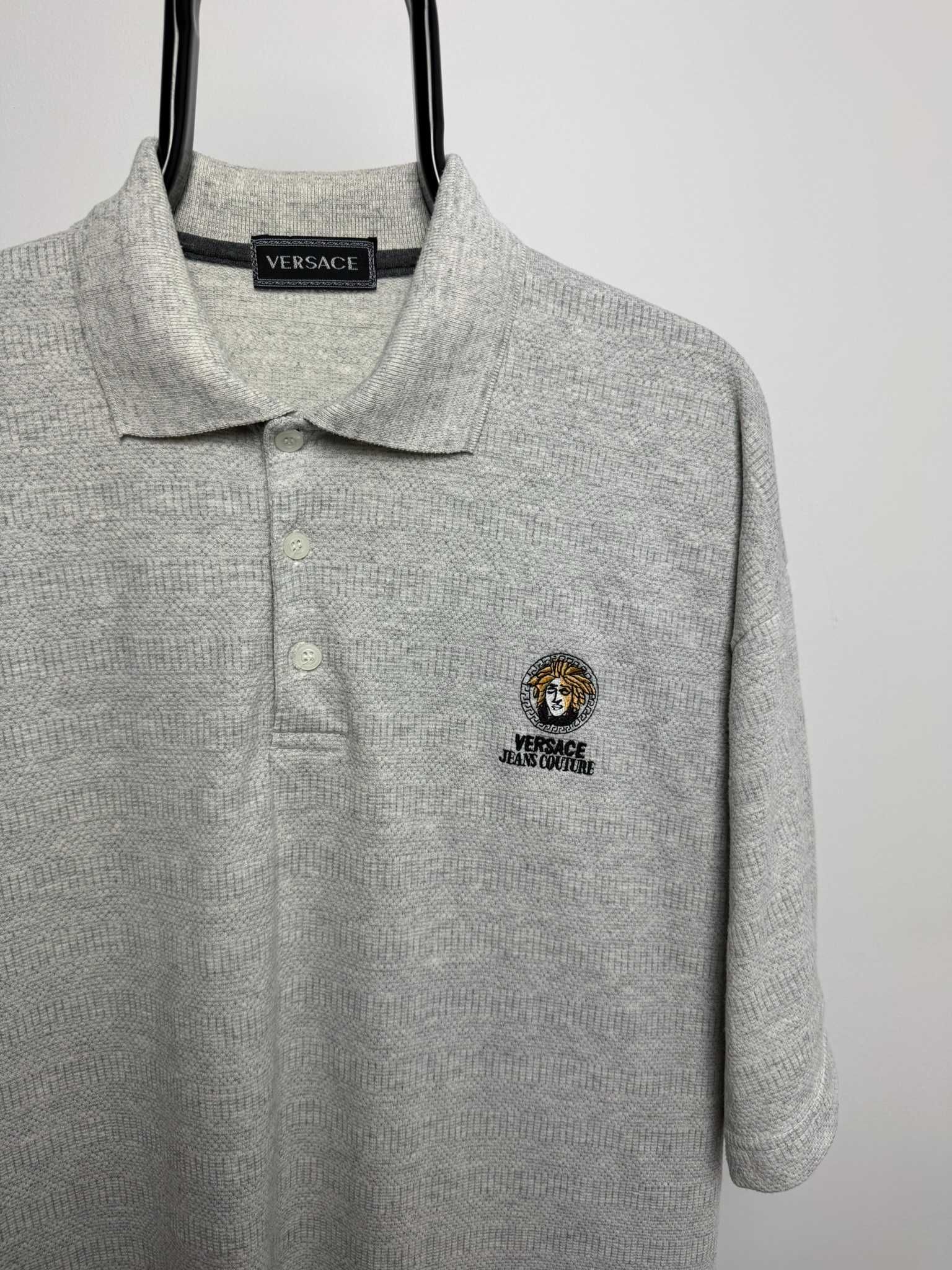 Koszulka polo męska Versace Jeans Couture polówka vintage 90S