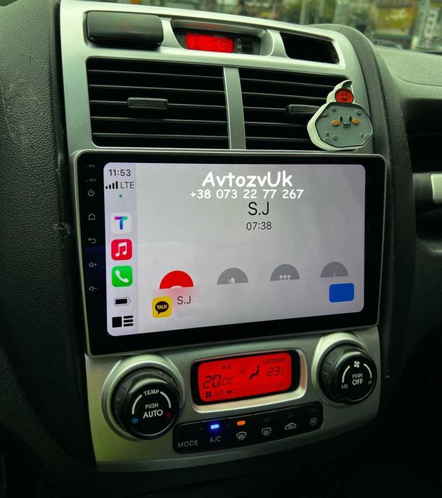 Магнитола SPORTAGE Kia GPS 2 din КИА Спортедж Tesla CarPlay Android 14