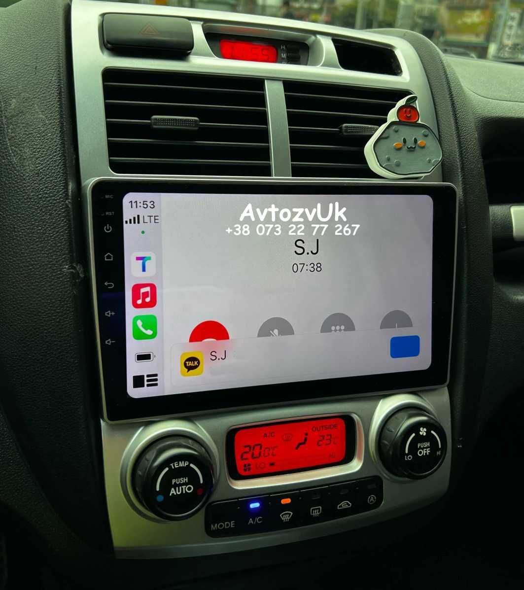 Магнитола SPORTAGE Kia GPS 2 din КИА Спортедж Tesla CarPlay Android 13