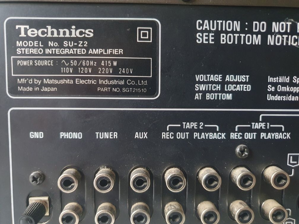 Wieża stereo Technics  SU-Z2 ST-Z1 JAPAN