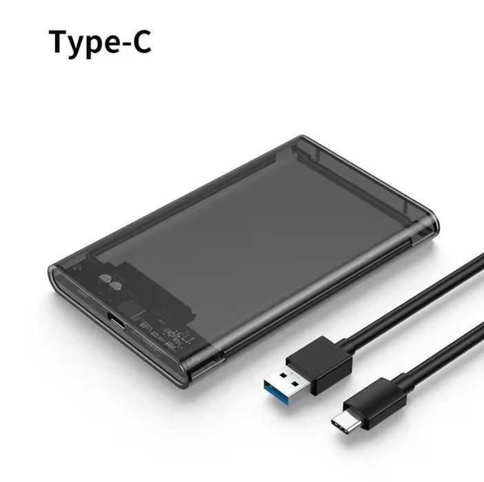 Корпус карман для 2.5" HDD/SSD USB 3.1 + Type-C / Внешний бокс SATA3