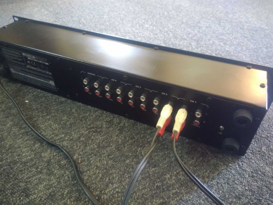 IMG Stage Line MPX-6200 Stereo Audio Mixer Mesa Mistura DJ