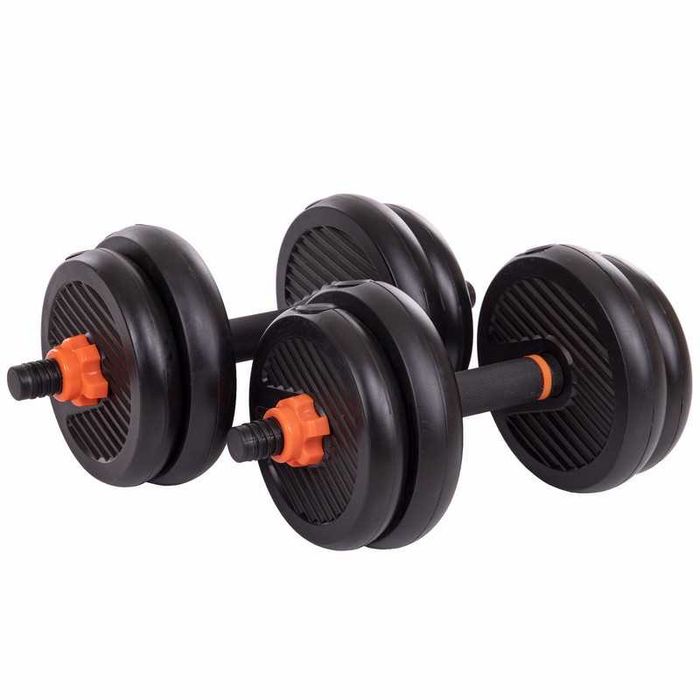 Розпродаж  Набір трансформер гантелі гиря штанга упори 3в1 10кг